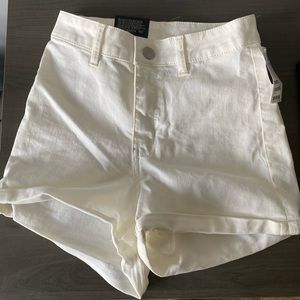 H&M Divided White High Waist Shorts WITH TAGS
